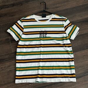 (Brand New) Striped HUF T-shirt; Size: Small